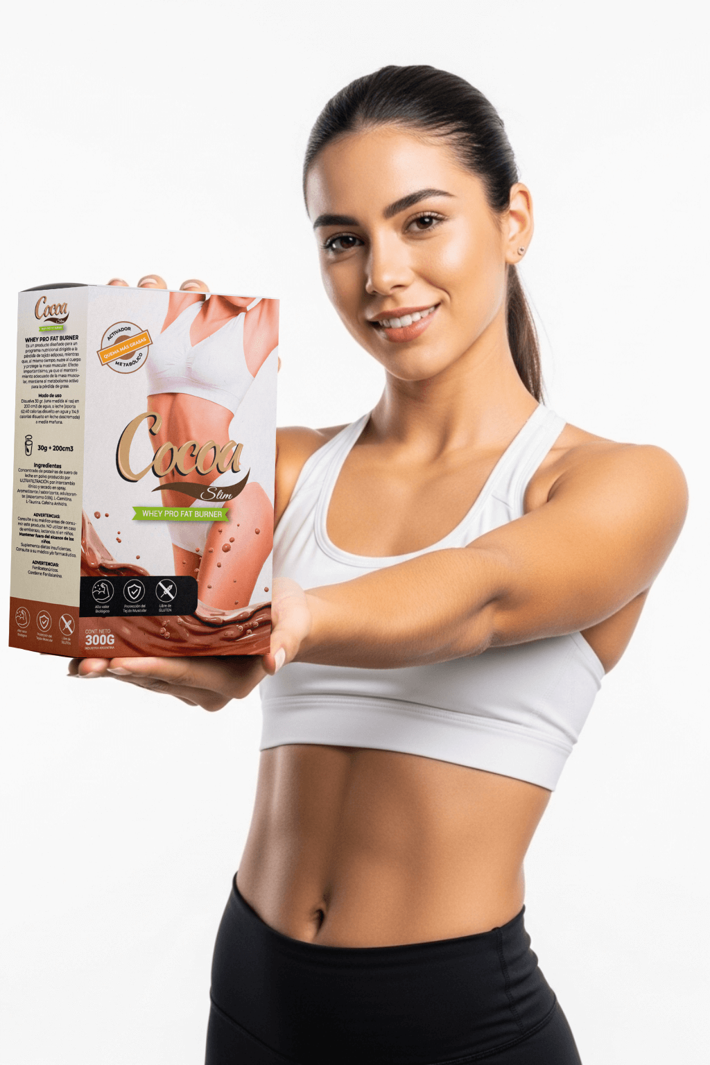 Chica con Cocoa Slim