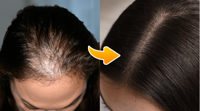 photo before and after treatment