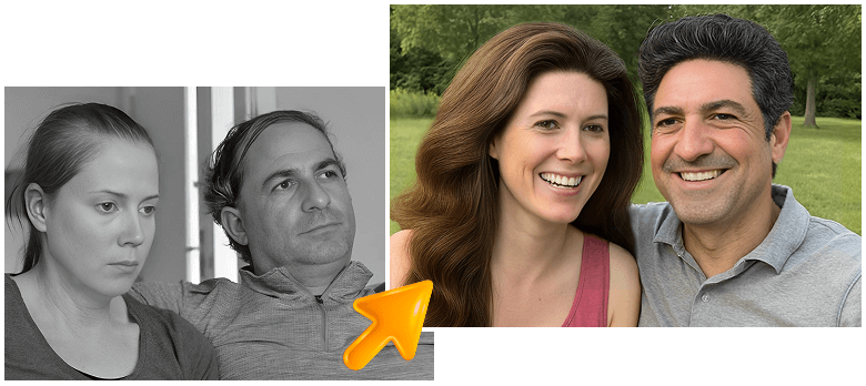 photo before and after treatment