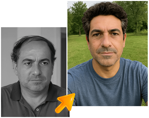 photo before and after treatment