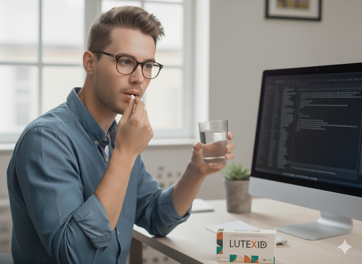 Tomando LutexId con agua