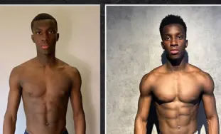 before & after